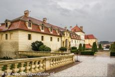 Lednice-Valtice Cultural Landscape - Lednice-Valtice Cultural Landscape: The gatehouse of Valtice Castle, the castle is one of the most impressive Baroque castles of Central...