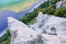 Ancient and Primeval Beech Forests of Europe - Jasmund National Park: The Victoria Sicht, Victoria Sight, viewed from the Wissower Klinken. The observation point is named after a...