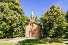 Ancient Beech Forests of Europe - Müritz National Park: The Church of Speck was built in 1876-1877. The small village of Speck is situated in Müritz National Park, west...