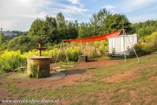 Messel Pit Fossil Site - Messel Pit Fossil Site: An artesian water well at the bottom of the Messel Pit, the water is about 30 millions years old, it is safe to...