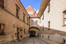 Historisch centrum van Telč - Historisch centrum van Telč: De Dolní Brána is een van de vier stadspoorten van Telč. De poort werd gebouwd in 1579,...