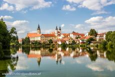 Historisch centrum van Telč - De historische centrum van Telč wordt omgeven door een netwerk van kunstmatige vijvers, ze maakten deel uit van het unieke middeleeuwse...