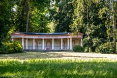 Gardens and Castle at Kroměříž - One of the follies in the historic Chateau Garden at Kroměříž represents a neoclassical temple. The Chateau...