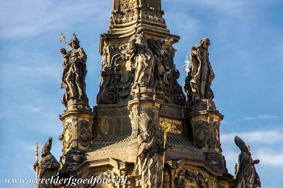 Zuil van de Heilige Drie-eenheid in Olomouc - De Zuil van de Heilige Drie-eenheid werd tussen 1716 en 1754 gebouwd in Olomouc. De zuil is het grootste barokke standbeeld van...