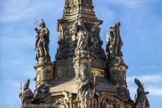 Zuil van de Heilige Drie-eenheid in Olomouc - De Zuil van de Heilige Drie-eenheid werd tussen 1716 en 1754 gebouwd in Olomouc. De zuil is het grootste barokke standbeeld van...