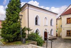 Joodse wijk en St. Procopius Basiliek in Třebíč - Joodse wijk en St. Procopius Basiliek in Třebíč: De Voorste Synagoge in Třebíč staat ook bekend als de Oude Synagoge. De...