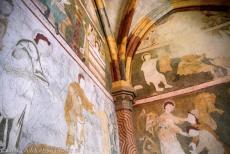 Joodse wijk en St. Procopius Basiliek in Třebíč - Joodse wijk en St. Procopius Basiliek in Třebíč: Aan de zijkant van het schip van de St. Procopius Basiliek bevindt zich een...