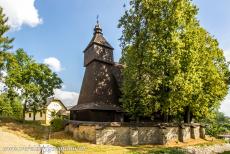 Houten kerken van de Slowaakse Karpaten - Houten kerken van de Slowaakse Karpaten: De Franciscus van Assisikerk in het dorpje Hervartov is een van de houten kerken in de Slowaakse...