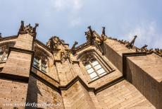 Mont Saint-Michel - Mont Saint-Michel and its Bay: The Abbey of Mont Saint-Michel is adorned with gargoyles. The abbey became one of the most...