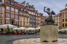 Historisch centrum van Warschau - Historisch centrum van Warschau: De Zeemeermin van Warschau, de Syrenka Warszawska. Het standbeeld van de Zeemeermin van Warschau staat... Historisch centrum van Warschau - Historisch centrum van Warschau: De Zeemeermin van Warschau, de Syrenka Warszawska. Het standbeeld van de Zeemeermin van Warschau staat...