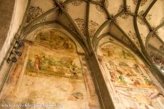 Kloostereiland Reichenau - Kloostereiland Reichenau: Enkele muurschilderingen in de Munsterkerk St. Maria en St. Markus in Mittelzell. Het klooster van Reichenau...