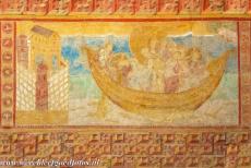Monastic Island of Reichenau - Monastic Island of Reichenau: This Ottonian mural in the St. George Church in Oberzell depicts: The Calming of the Windstorm on the Sea...