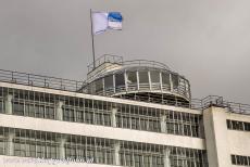 Van Nellefabriek - Van Nelle Factory - Van Nelle Factory: The circular room on the roof of the building, called the Bonbonnière, offers breathtaking views over...