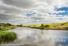 Danish part of the Wadden Sea - The Wadden Sea, Denmark: The Sneum Å River flows into the Wadden Sea through the Sneum Lock, a sluice gate. The sluice gate...