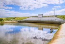 Wadden Sea: Denmark - The Sneum Å flows through the coastal marshes and salt marshes, discharging into the Wadden Sea via the Sneum Sluice approximately 14... Wadden Sea: Denmark - The Sneum Å flows through the coastal marshes and salt marshes, discharging into the Wadden Sea via the Sneum Sluice approximately 14...