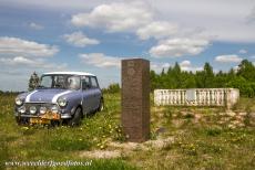 Struve Geodetic Arc - Our own classic Mini next to one of the station points of the Struve Geodetic Arc in Lithuania. This station point...