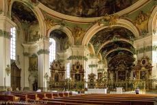Abbey of Saint Gall - Abbey of Saint Gall: The Cathedral of Saint Gall is overwhelming decorated in the late Baroque style. The frescoes are almost entirely...