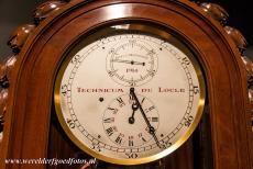 Watchmaking Towns La Chaux-de-Fonds and Le Locle - La Chaux-de-Fonds / Le Locle, Watchmaking Towns: One of the clocks of the Le Locle Watch Museum, Musée d'Horlogerie du Le Locle....