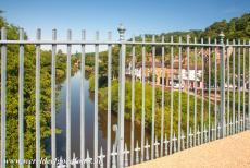 Ironbridge Gorge - Ironbridge Gorge: The river Severn viewed from the Iron Bridge, the Iron Bridge is located in the small village of Ironbridge....