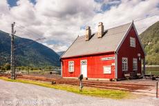 Rjukan-Notodden Industrial Heritage - Rjukan-Notodden Industrial Heritage Site: The Mæl Railway Station of the Rjukanbanen in Tinn Municipality. The Mæl Station...