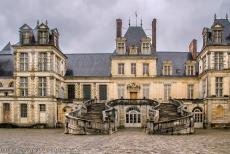 Palace and Park of Fontainebleau - The Palace and Park of Fontainebleau: The iconic&nbsp;Horseshoe Staircase is situated in the White Horse Courtyard. The horseshoe-shaped staircase...