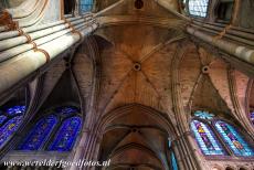 Cathedral of Notre-Dame, Reims - Cathedral of Notre-Dame, former Abbey of Saint-Rémi and Palace of Tau in Reims: The vaulted ceiling of Reims Cathedral. The...