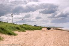 Beaches of the D-Day landings, Normandy, 1944 - Beaches of the D-Day landings, Normandy 1944: The Cross of Lorraine was erected in 1990 on Juno Beach to commemorate the return of General... Beaches of the D-Day landings, Normandy, 1944 - Beaches of the D-Day landings, Normandy 1944: The Cross of Lorraine was erected in 1990 on Juno Beach to commemorate the return of General...