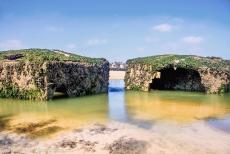 Beaches of the D-Day landings, Normandy, 1944 - Beaches of the D-Day landings, Normandy 1944: The remains of the temporary Mulberry Harbour B on Gold Beach at Arromanches-les-Bains.... Beaches of the D-Day landings, Normandy, 1944 - Beaches of the D-Day landings, Normandy 1944: The remains of the temporary Mulberry Harbour B on Gold Beach at Arromanches-les-Bains....