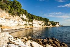 Stevns Klint - The white cliffs of Stevns Klint are facing the Baltic Sea. A dramatic period in the history of our planet is hidden in...
