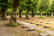 Christiansfeld, a Moravian Church Settlement - Christiansfeld, a Moravian Church Settlement: The 'Gudsageren', the God's Acre, is the Moravian cemetery, it is laid out in the shape...