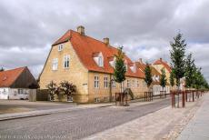 Christiansfeld, a Moravian Church Settlement - Christiansfeld, a Moravian Church Settlement:&nbsp;The houses are prime examples of typical Moravian architecture; recognisable by their clean,...