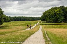 Parforce jachtlandschap in Noord-Seeland - Parforce jachtlandschap in Noord-Seeland: Koning Christiaan V liet in de twee jachtbossen Store Dyrehave en Gribskov rechte...