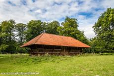 The par force hunting landscape in North Zealand - The par force hunting landscape in North Zealand: The Dousbad Vildthus, the Dousbad Wild House, is one of the winter feeding stations in the...