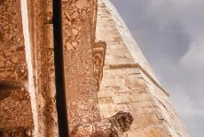 Castel del Monte - The entrance gate of Castel del Monte is adorned with gargoyles. The castle is surrounded in mystery, the symbolism of the...