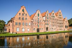 Hanzestad L&uuml;beck - Hanzestad L&uuml;beck: De Salzspeicher zijn zes zoutpakhuizen langs de rivier de Obertrave.&nbsp;De zes historische&nbsp;pakhuizen werden...
