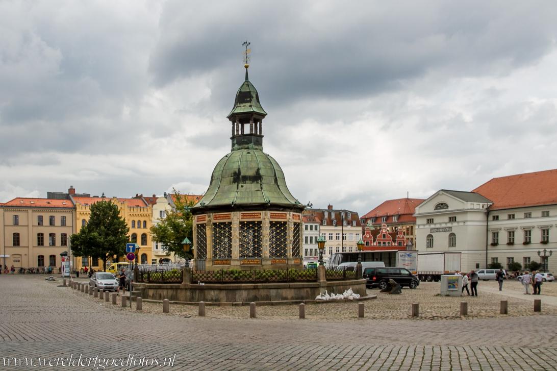 Historic Centre of Wismar - Historic Centre of Wismar: The Wasserkunst (Water Art) is a water fountain built of decorative stonework, limestone and wrought... Historic Centre of Wismar - Historic Centre of Wismar: The Wasserkunst (Water Art) is a water fountain built of decorative stonework, limestone and wrought...