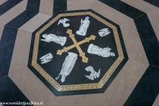 Amiens Cathedral - Amiens Cathedral: The central stone of the labyrinth of the cathedral depicts the figures of the bishop who took the initiative to erect the...