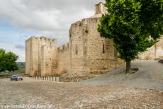 Garrison Border Town of Elvas and Fortifications - Garrison Border Town of Elvas and its Fortifications: A classic Mini in front of Elvas Castle, the castle is a medieval fortification...