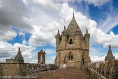 Historic Centre of Évora - Historic Centre of Évora: Atop the Cathedral of Évora, the spire of the octagonal tower above the crossing of the transept is...