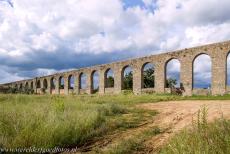 Historic Centre of &Eacute;vora - Historic Centre of &Eacute;vora: The Agua de Prata Aqueduct, the&nbsp;Aqueduct of Silver Water, was built in the 16th century. The aqueduct...
