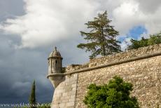 Historic Centre of Évora - Historic Centre of Évora: One of the turrets in the medieval town walls of Évora, the oldest part of the wall was built in the...