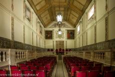 Historisch centrum van Évora - Historisch centrum van Évora: De Sala dos Atos, de oude conferentiezaal van de Universiteit van Évora, is...