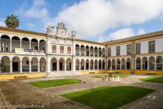 Historic Centre of Évora - Historic Centre of Évora: The arcaded courtyard of the Colégio do Espírito Santo ( College of the Holy Spirit), the main...