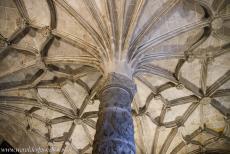 Monastery of the Hieronymites in Lisbon - Monastery of the Hieronymites in Lisbon: The decorated vaulted ceiling of one of the chapels of the church of the monastery. The construction of...