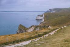 Dorset and East Devon Coast - The Dorset and East Devon Coast: Lulworth Cove is surrounded by the Lulworth Crumple, layers of rock formed by the collision of the... Dorset and East Devon Coast - The Dorset and East Devon Coast: Lulworth Cove is surrounded by the Lulworth Crumple, layers of rock formed by the collision of the...
