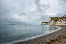 Kust van Dorset en Oost-Devon - De krijtrotsen langs de kust van Dorset. De kust van Dorset en Oost-Devon staat ook bekend als de Jurassic Coast, de rotsen langs de kust...