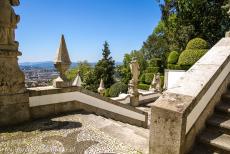 Sanctuary of Bom Jesus do Monte in Braga - Sanctuary of Bom Jesus do Monte in Braga: The sanctuary is situated in the village of Tenões, about 5 km from the town of Braga in the...