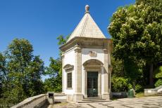 Sanctuary of Bom Jesus do Monte in Braga - Sanctuary of Bom Jesus do Monte in Braga: One of the chapels of the Sanctuary of Bom Jesus do Monte. The small chapels lining the...