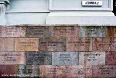 Vilnius Historic Centre - ilnius Historic Centre: The wall outside the Museum of Genocide Victims is engraved with the names of KGB victims, a remembrance...