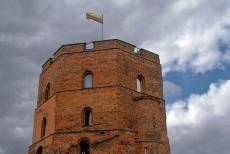 Historisch centrum van Vilnius - Historisch centrum van Vilnius: De Gediminastoren is het laatste overblijfsel van het kasteel van Vilnius, dat in 1409 werd gebouwd....